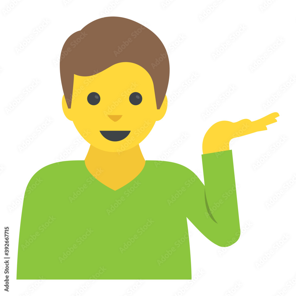 Flat icon design of boy avatar
Flat icon design of boy avatar