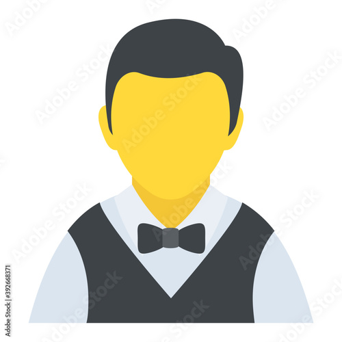 
A person who attends and serve customer is waiter
