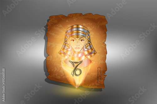 Egyptian goddess and zodiac sign.