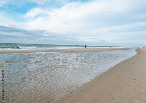 Westerland beach on the German island Sylt