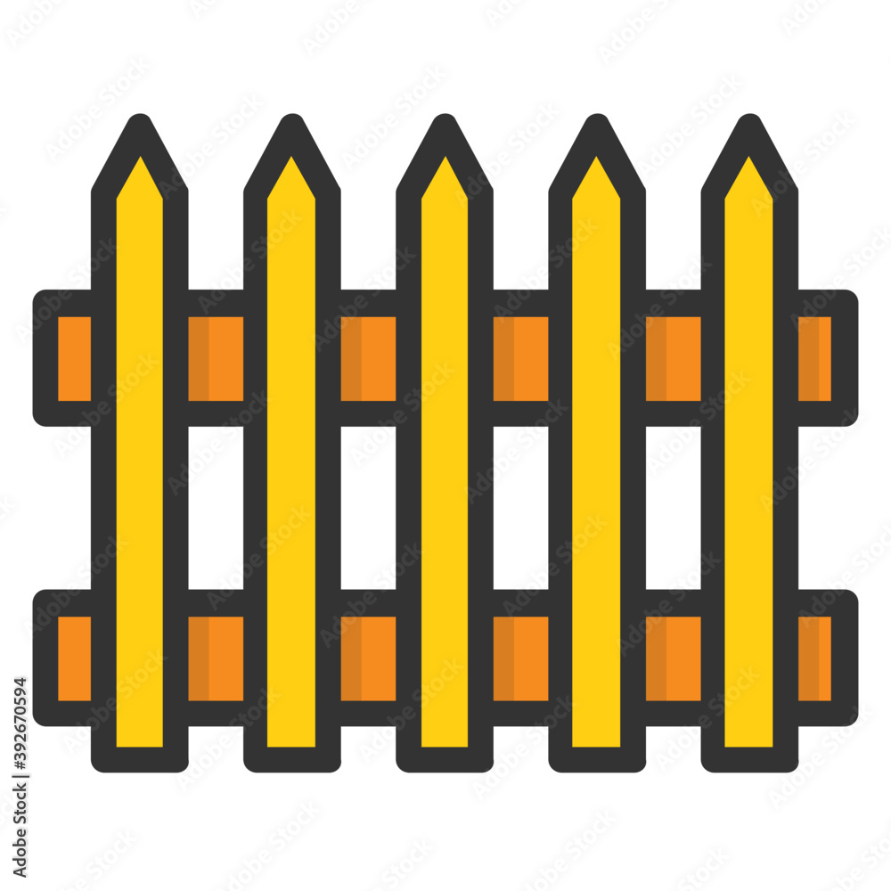 Picket fence are often used decoratively for domestic boundaries
Picket fence are often used decoratively for domestic boundaries