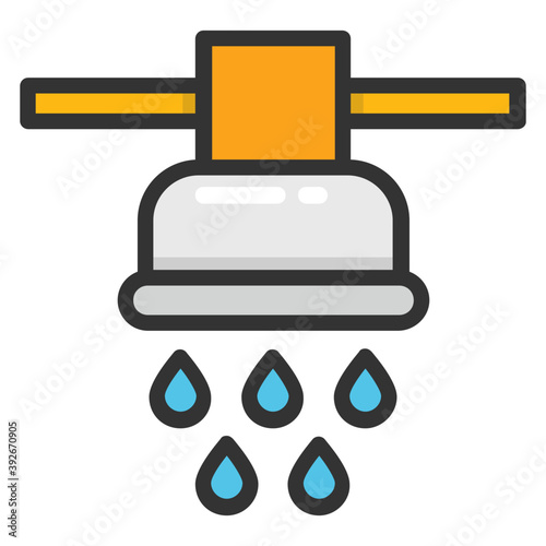 
Bathroom accessory to take shower
