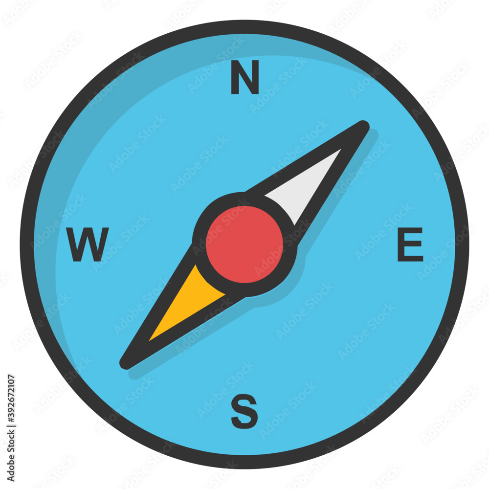 Compass Vector Icon
Compass Vector Icon