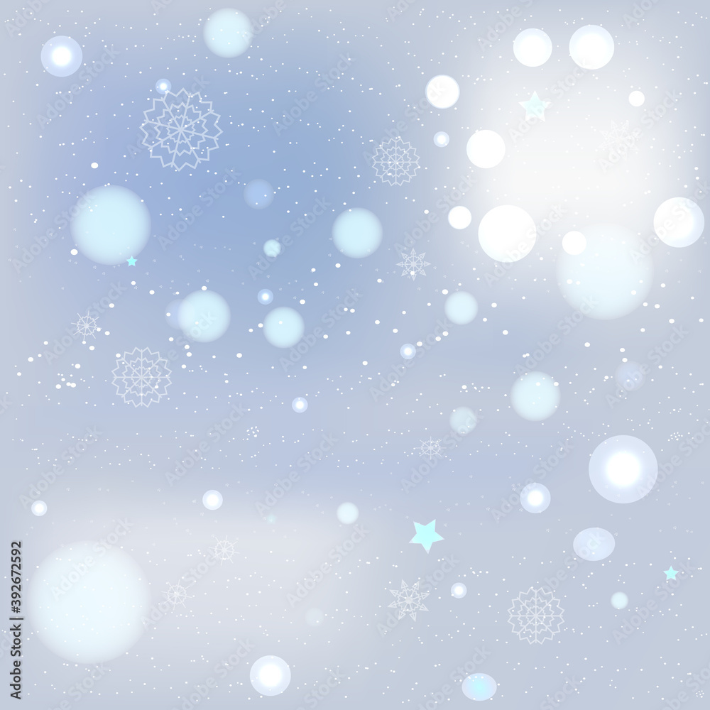 Winter snow abstract background, white and blue, high resolution