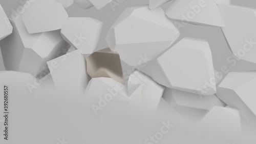 broken background