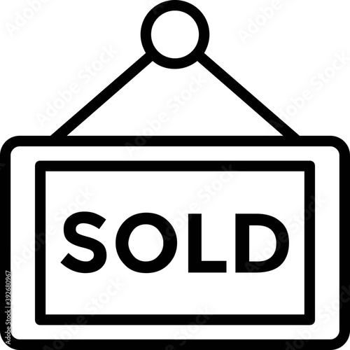 
A directional sign board with sold text written
