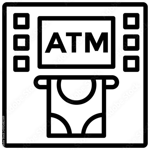
An automated teller machine with money transition 
