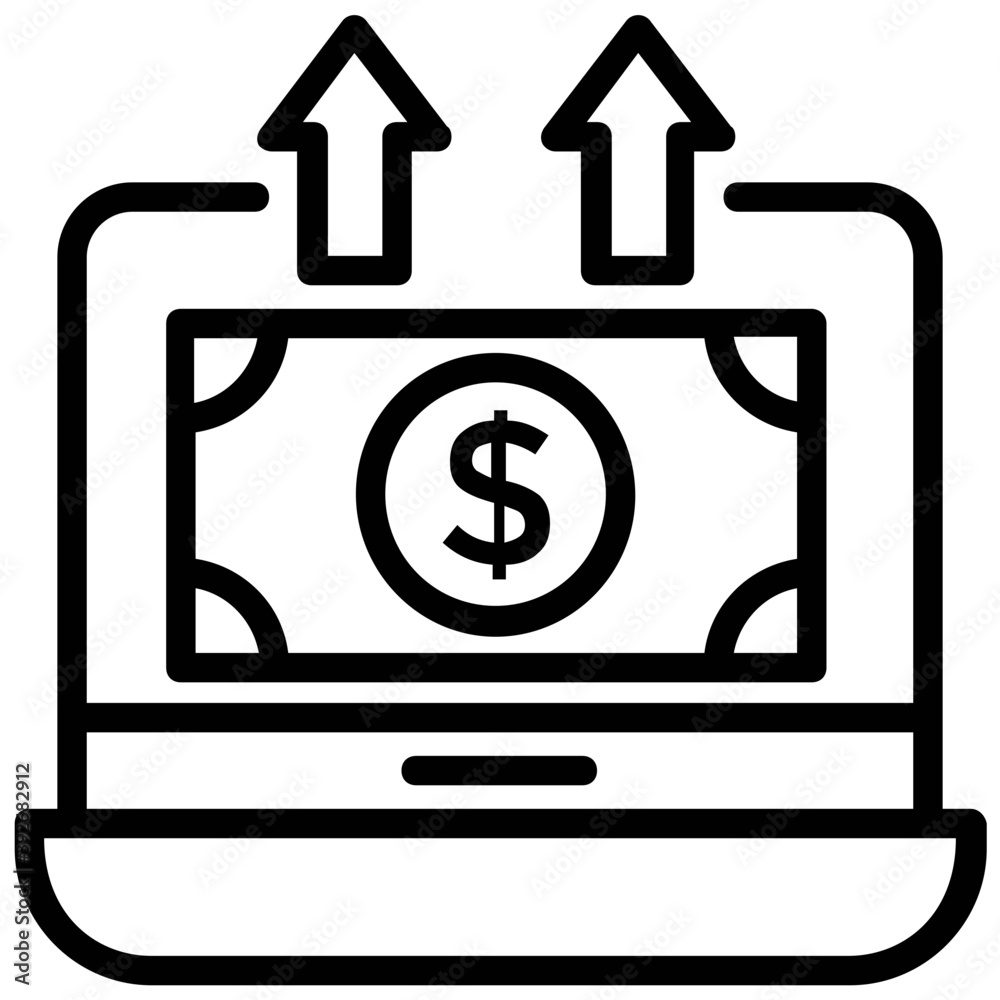 A banknote with dollar coins concept of cash payment
A banknote with dollar coins concept of cash payment