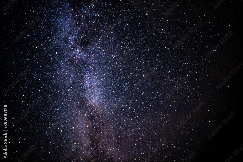 Night Sky, Milky Way. Nature landscape.