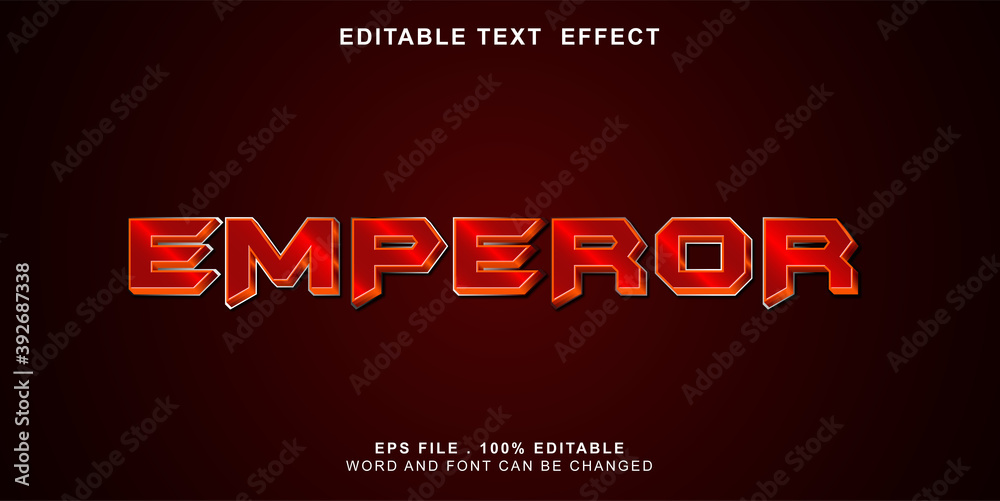 emperor text effect editable emperor text effect editable