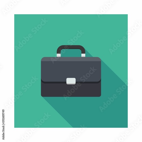 Briefcase icon vector isolated.