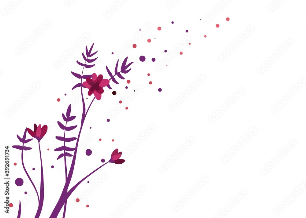 floral background white background floral background white background