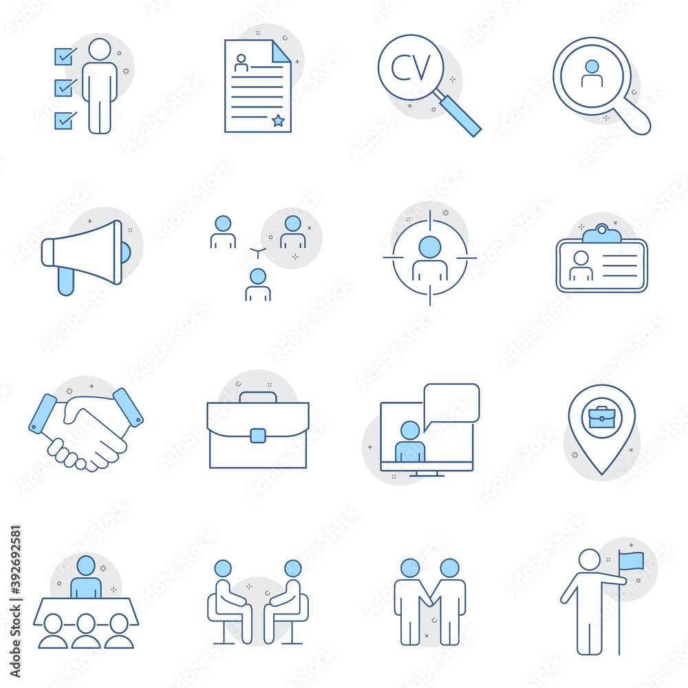 Simple Set of Head Hunting Related Vector Line Icons. Contains such Icons as Job Interview, Career Path, Resume and more. Premium symbols isolated on a white background. Eps10 Simple Set of Head Hunting Related Vector Line Icons. Contains such Icons as Job Interview, Career Path, Resume and more. Premium symbols isolated on a white background. Eps10