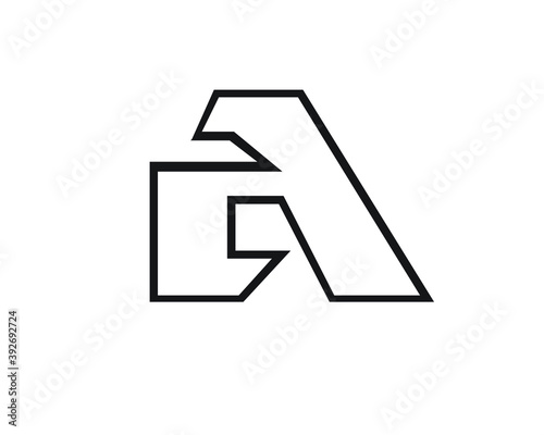 h and a creative logo letter designs and monograms
