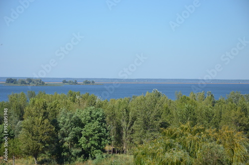 View of the coast of the river