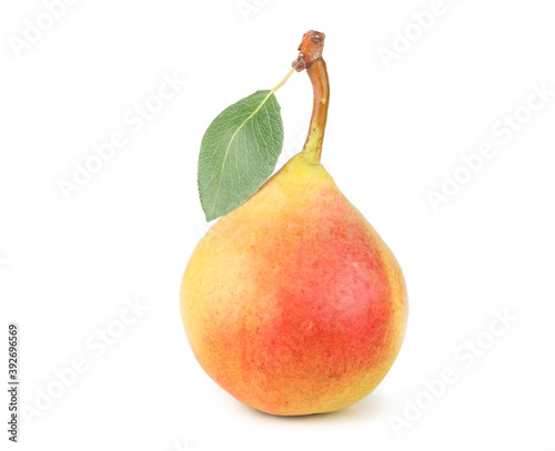 Pears isolated on white background, clipping path