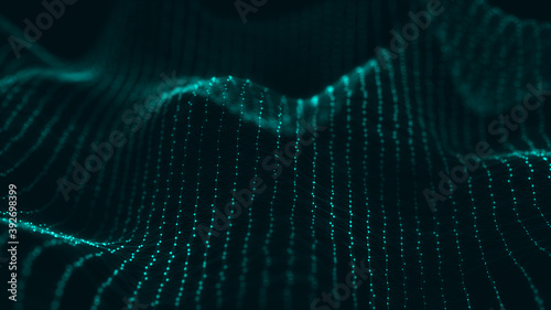 Digital technology background. Abstract connections. Hybrid technology. Big data, artificial intelligence, music hud. Blockchain and cryptocurrency. 