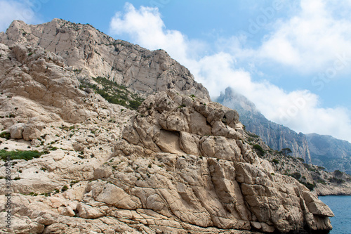 rocky moutain by the sea