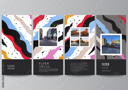 Vector layout of flyer, banner design templates for website advertising design, vertical flyer design, website decoration backgrounds, agency, corporate, business, portfolio, pitch deck, startup.