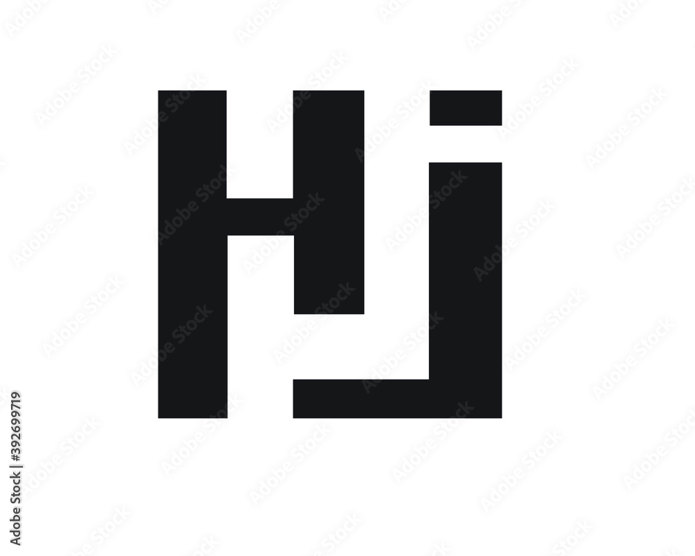 Obraz premium h ja and g j creative logo designs and monograms