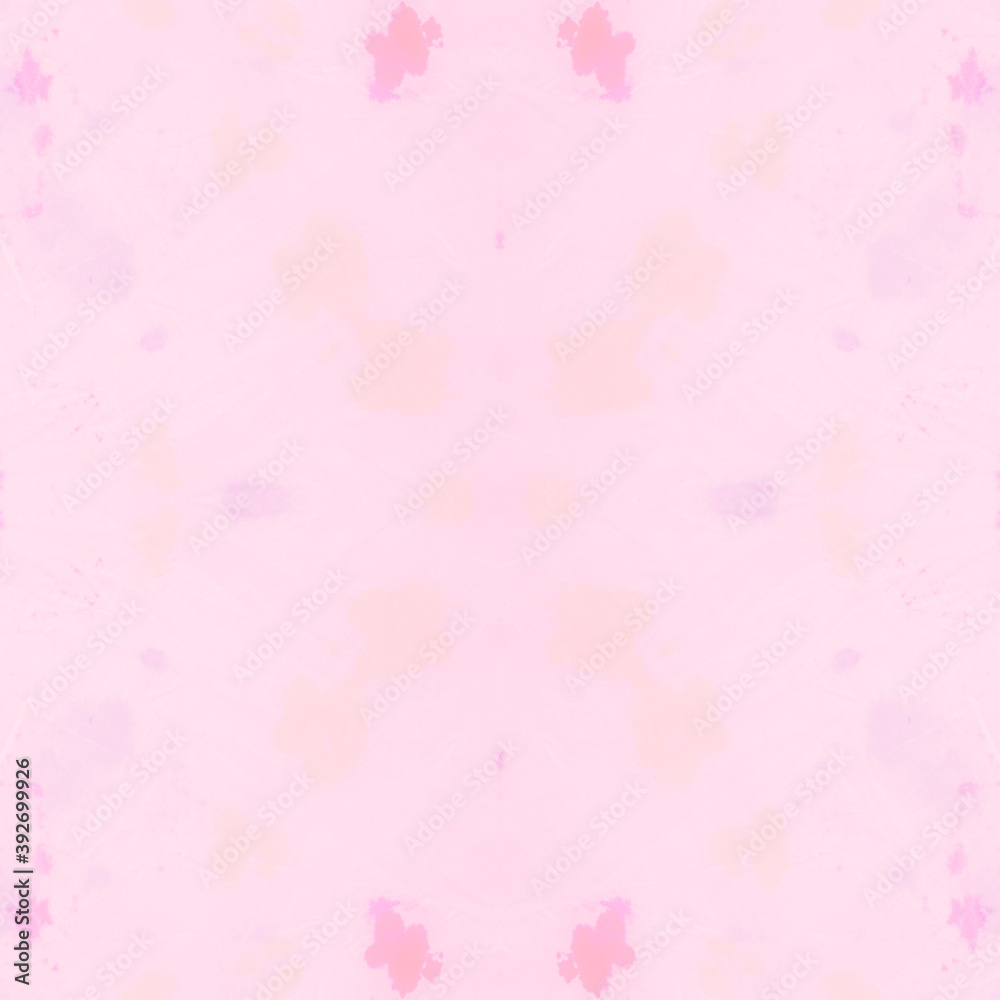 Seamless Pink Dyed Dirty Art Print. Ethnic Seamless Pink Dyed Dirty Art Print. Ethnic
