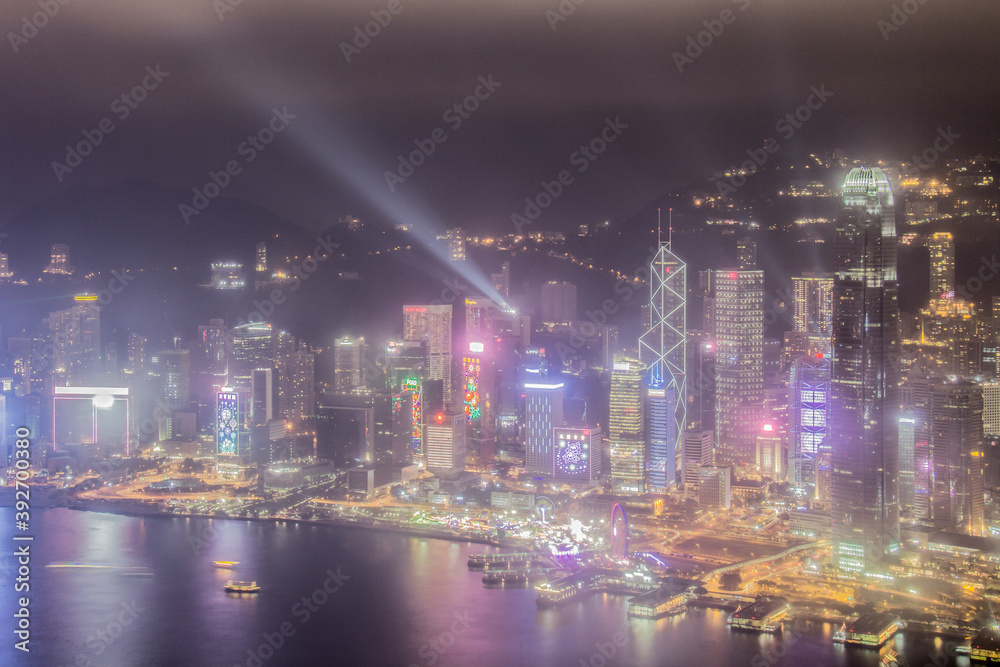 Hong Kong Skyline at Night