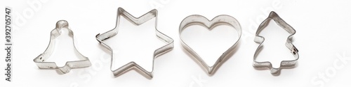 Kekse Ausstecher als Banner, Silber Form, Weihnachten, backen, Plätzchen