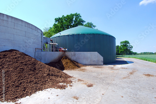 Renewable Energy, Biogas plant, Germany photo