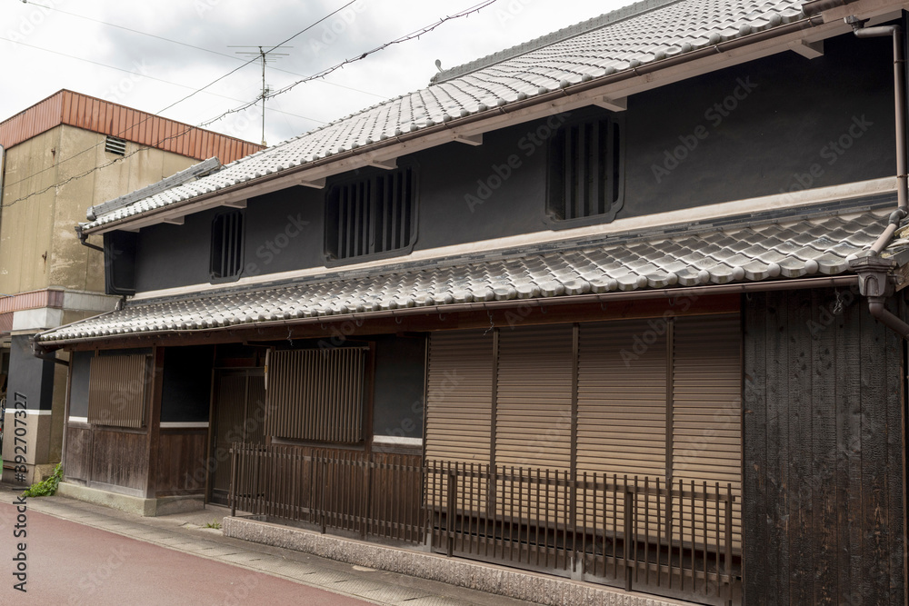 Old and traditional Japanese merchant house preserved in Sanda city, Hyogo, Japan Old and traditional Japanese merchant house preserved in Sanda city, Hyogo, Japan