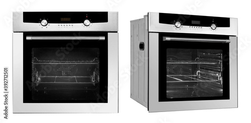 Kitchen oven on white background