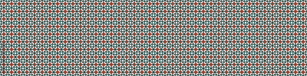 Abstract Cross Pattern Dots Logo generative computational art illustration