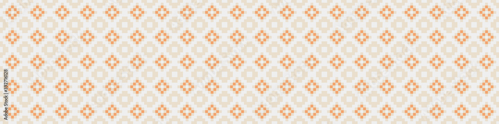 Fototapeta premium Abstract Cross Pattern Dots Logo generative computational art illustration