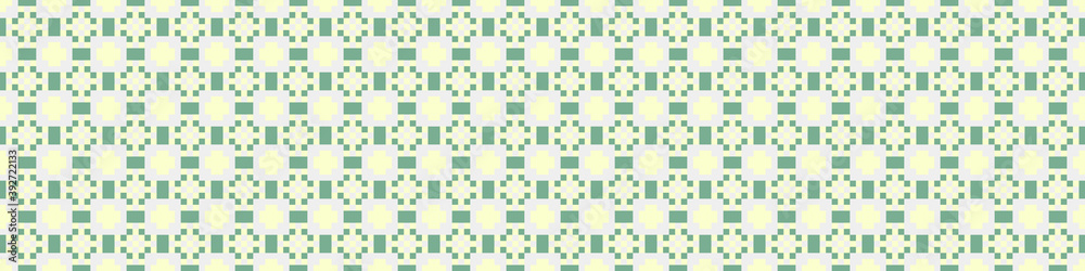 Fototapeta premium Abstract Cross Pattern Dots Logo generative computational art illustration