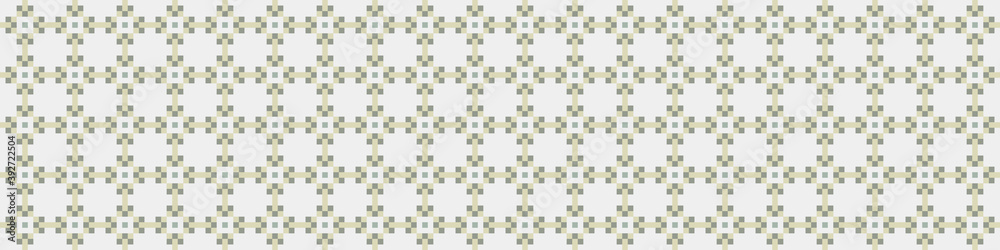 Fototapeta premium Abstract Cross Pattern Dots Logo generative computational art illustration