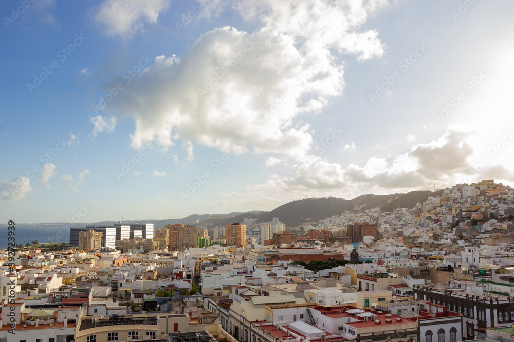 view of the city  Las Palmas de Gran Canaria