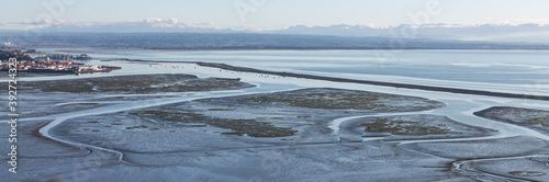 panoramic low tide