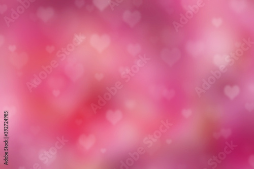 Pink abstract background with heart shape texture for valentine
