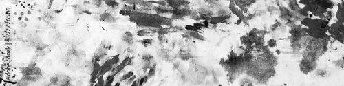 Black Dirty Art Image. Ink Dirty Splash. White