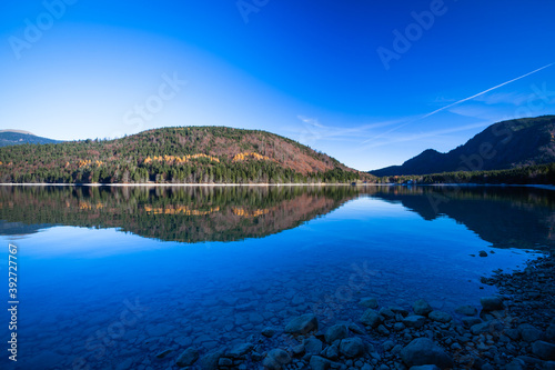 bavaria, water, walchensee, lake, mountain, germany, blue, nature, alps, landscape, sky, mountains, see, german, travel, forest, view, tree, autumn, summer, alpen, scenic, vacation, outdoors, green, r