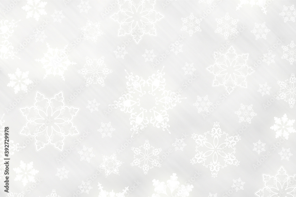 White snowflake background. Snowflake wallpaper. Winter wonderland