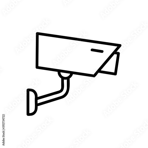 cctv camera icon isolated on white background from smart home collection. cctv camera icon trendy and modern cctv camera symbol for logo, web, app, UI. cctv camera icon simple sign.