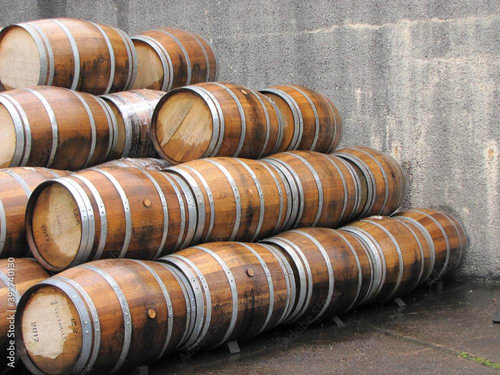 Scotch Barrels Stock Photo Adobe Stock