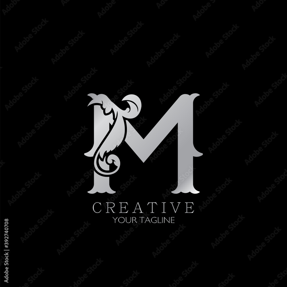 Creative M Letter Luxury Initial Nature Tropical Leaf logo Icon, monogram vector design concept nature vintage. Creative M Letter Luxury Initial Nature Tropical Leaf logo Icon, monogram vector design concept nature vintage.