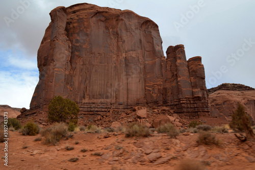 Obraz na płótnie The big walls at Monument Valley, Utah w salonie