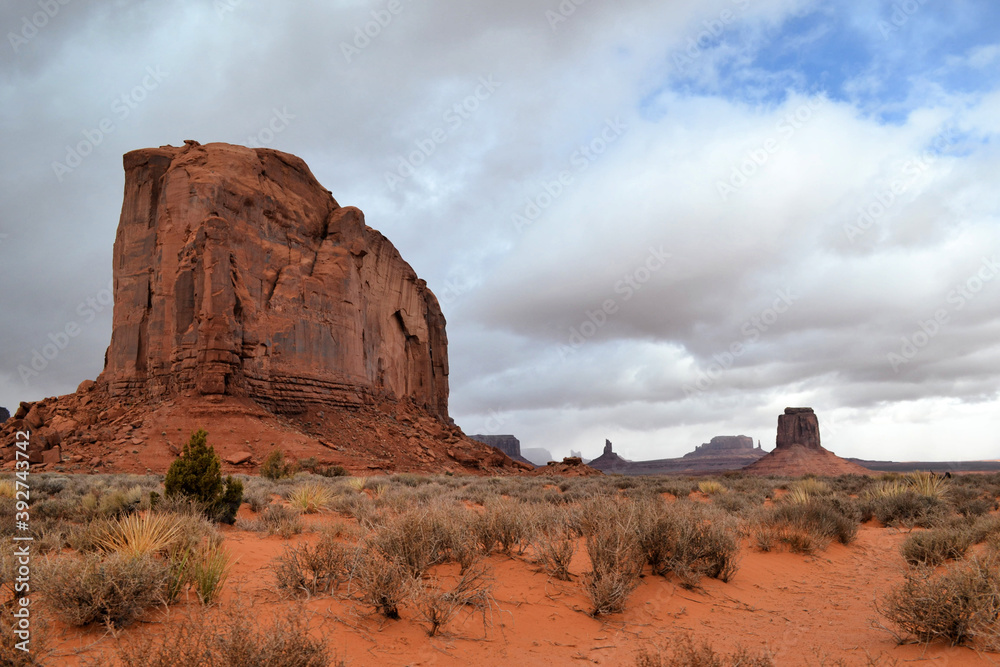 Red rocks at Monument Valley, Utah
