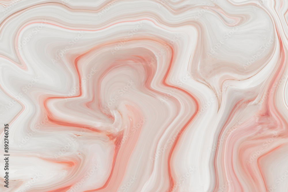 Fototapeta premium Marble ink colorful. orange marble pattern texture abstract background. can be used for background or wallpaper