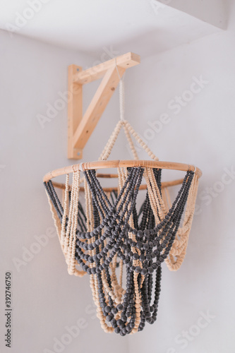 basket ball with chain for indoor decoration