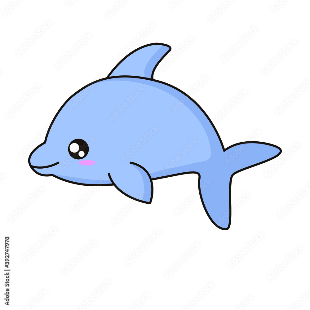 cute dolphin animal illustration cute dolphin animal illustration