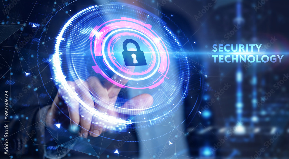 Cyber security data protection business technology privacy concept. Security technology