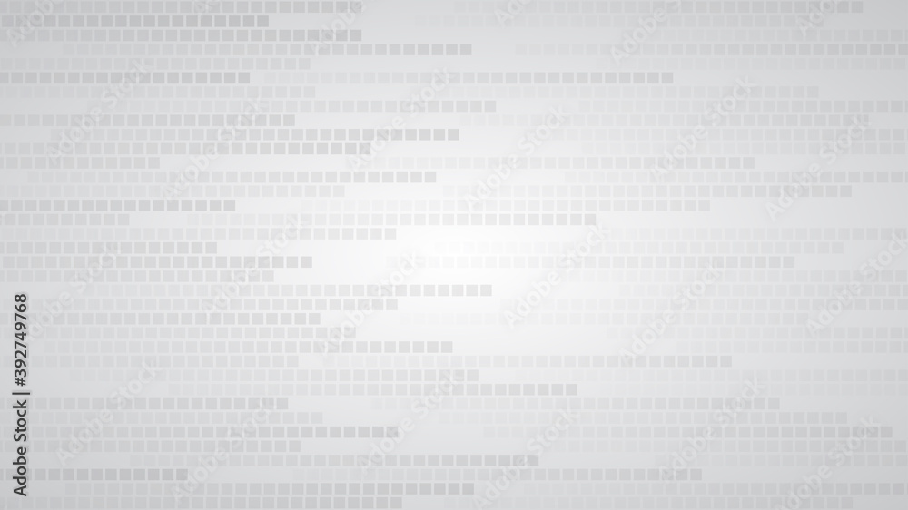 Abstract background of small squares or pixels in shades of gray and white colors Abstract background of small squares or pixels in shades of gray and white colors